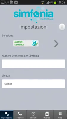 Simfonia android App screenshot 1